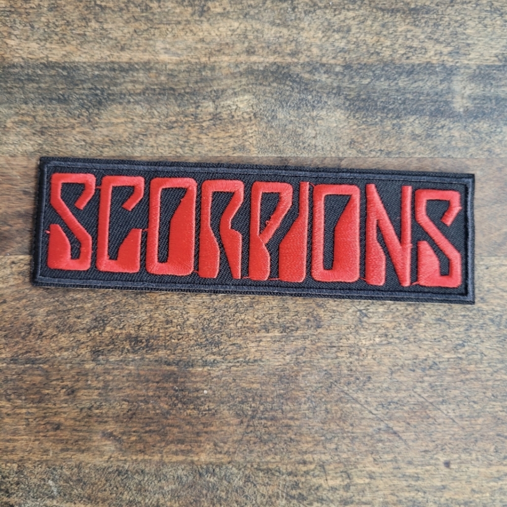 3/13$ Scorpions 80's Hair Metal Vintage Embroidered Iron on Patch